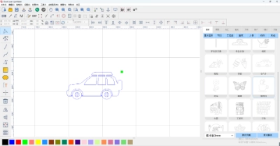 Máquina de corte a laser inteligente para cortar modelos de carros