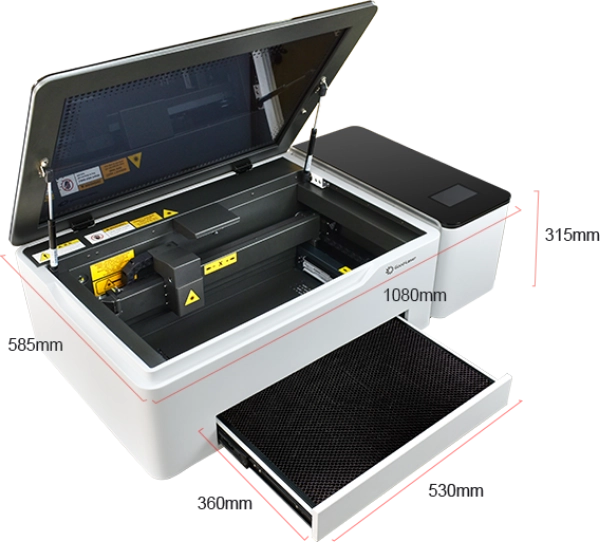 Inspiração do cortador a laser CO2 de mesa